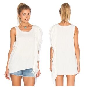 NWT Free People | Revolve 'Treat Me Tender' Fringe Tank, Ivory, XS